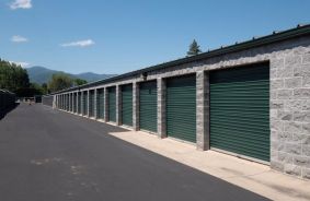 Hallway image of storage units at self storage property Acorn Self Storage, 149 Oak Crest Way, Medford, OR, 97501