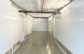 Hallway image of storage units at self storage property Crocker's Lockers Self Storage, 1518 S Ortigalita Rd, Los Banos, CA, 93635