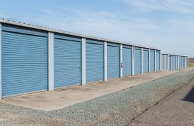 Hallway image of storage units at self storage property Camanche Lake Storage, 8279 Camanche Pkwy South, Wallace, CA, 95254