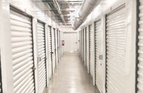Hallway image of storage units at self storage property Expressway Self Storage, 6001 Commerce Blvd, Rohnert Park, CA, 94928