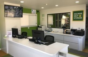 Storage Rental office interior Image of Salinas Self Storage, 201 Harrison Road, Salinas, CA, 93907