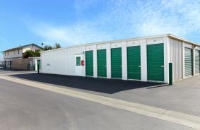 Hallway image of storage units at self storage property Salinas Self Storage, 201 Harrison Road, Salinas, CA, 93907