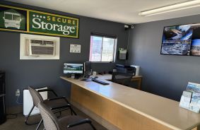 Drone video of storage units at self storage facility Secure RV Storage, 7957 Church Ave, Highland, CA, 92346