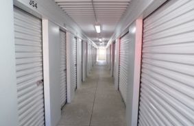 Hallway image of storage units at self storage property Tucker Road Storage, 811 E Tucker Rd, Liberal, KS, 67901