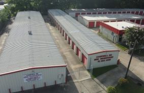 Drone Shot Of Campbell Storage Facility