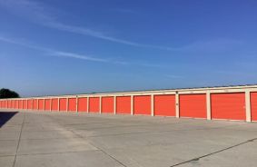 Long Row of Storage Units