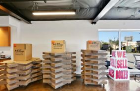 moving boxes image inside of A1 Self Storage in San Diego