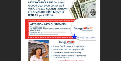 For Each New Referral You Give Us, We'll Give You $100 Off Your Next Month's Rent. To Make A Good Deal Even Better, We'll Waive The $20 Administration Fee And 50% First Month's Rent For Your Referral.