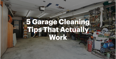5 Garage Cleaning Tips That Actually Work