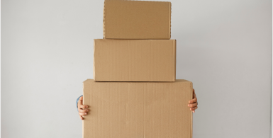 holding boxes vertically