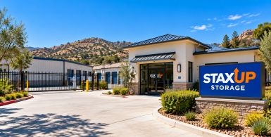 StaxUP Storage facility with indoor and drive up storage options in Alpine, California.