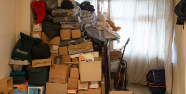 Personal items in a home