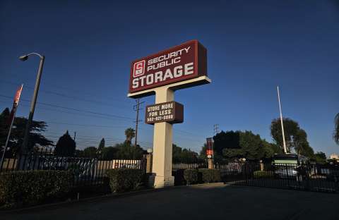 Security Public Storage Santa Fe Springs, storage units and spaces at 13650 Imperial Hwy, Santa Fe Springs, CA, 90670