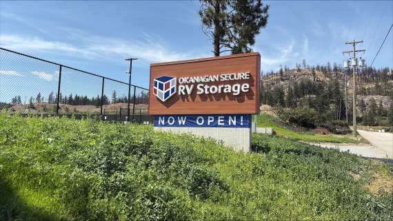 Okanagan Secure RV Storage storage units and spaces at 2651 Dick Road, Lake Country, BC, V4V 1L9