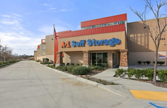 Outdoor View of A1 Self Storage in Camino Ruiz