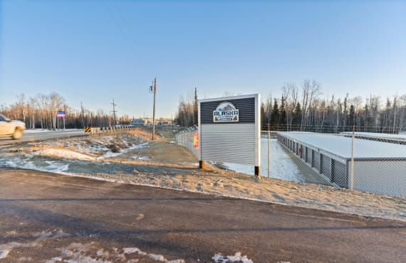 Front Signage of Alaska EZ Storage