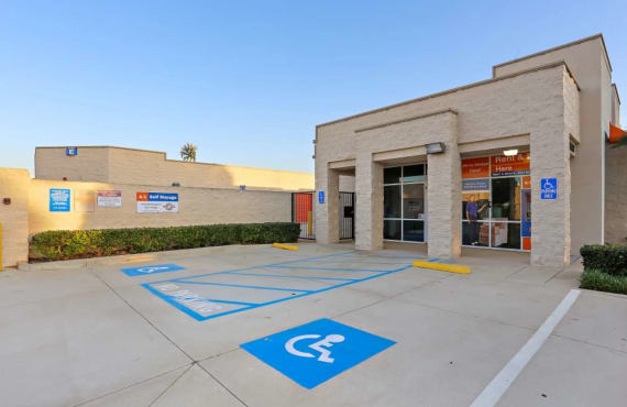 Front View of A1 Self Storage in Huntington Beach