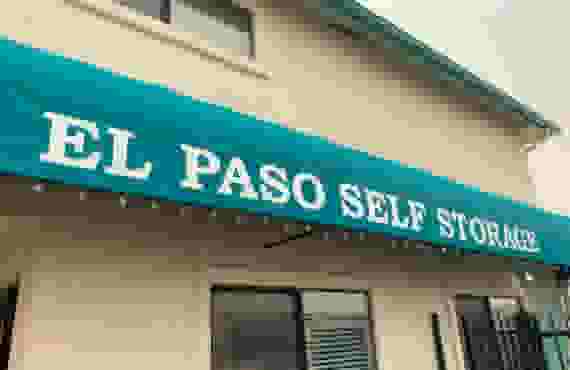 Image of Outside Front Banner Sign El Paso Self Storage In Paso Robles, CA
