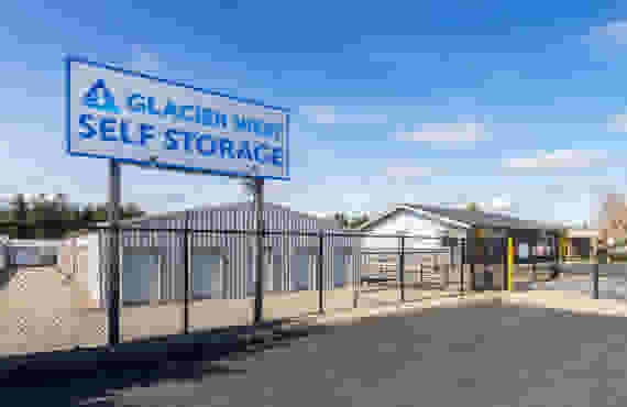 Security Gate at Glacier West Self Storage at 16820 Meridian E, Puyallup, WA, 98375