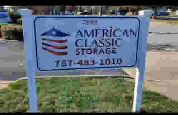 American Classic Storage Signage