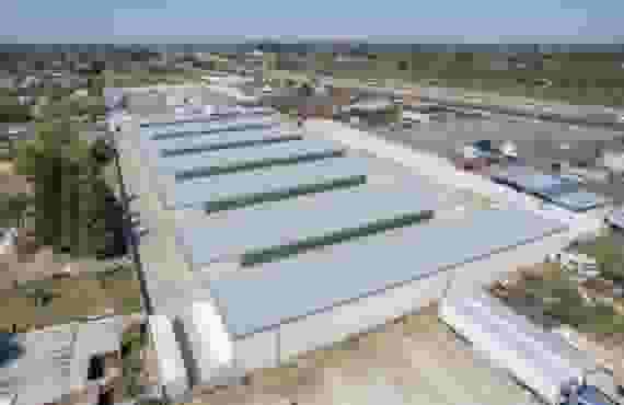 Storage Units Aerial View