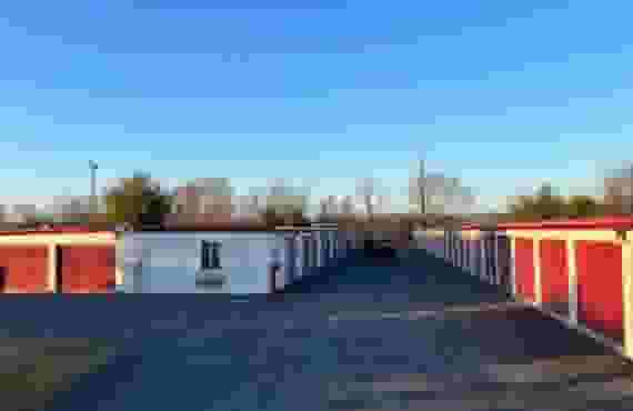 Storage Units Aerial View