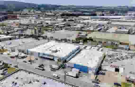 Storage Units Aerial View