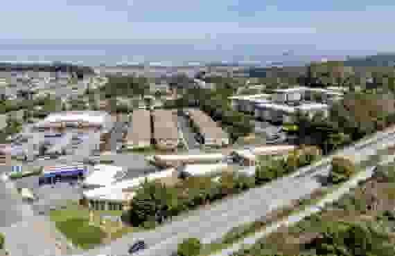 Storage Units Aerial View