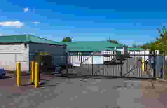 Security Gate at Glacier West Self Storage at 2222 Meridian Ave E, Edgewood, WA 98371