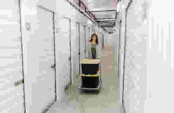 Climate Controlled Storage Units Hallway