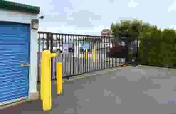 Security Gate at Glacier West Self Storage at 31687 Hwy 20 Ste 102 Sedro Woolley, WA 98284