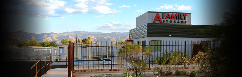 A Family Storage storage units and spaces at 9685 E. Broadway Blvd., Tucson, AZ, 85748