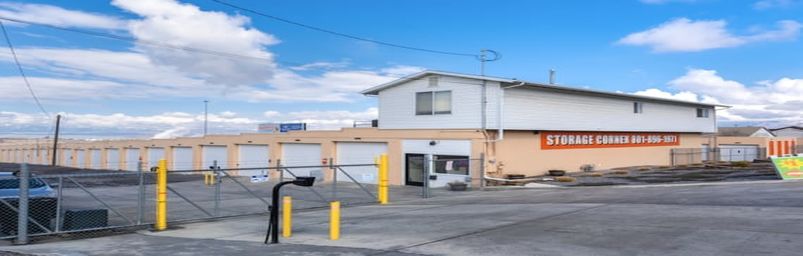 Secure gate for storage facility with available units to rent in Orem Utah