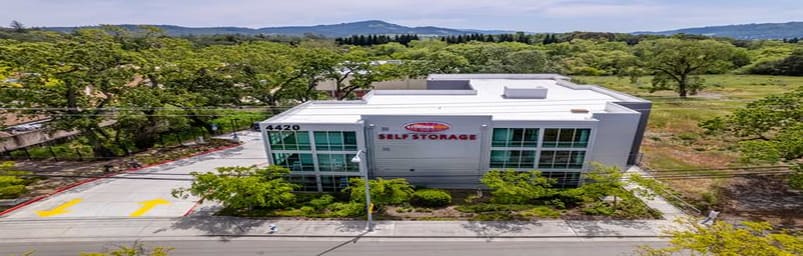 Aerial Image of StoragePRO Self Storage in Santa Rosa CA