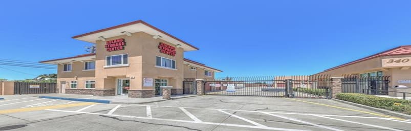 Image of Front Security Gate Entrance To Solano Storage Center in Fairfield, CA