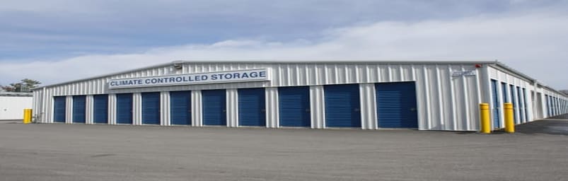 Front of Storage Units