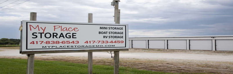 Hallway image of storage units at self storage property My Place Storage - Lincoln, 24113 Hwy 65, Lincoln, MO, 65338