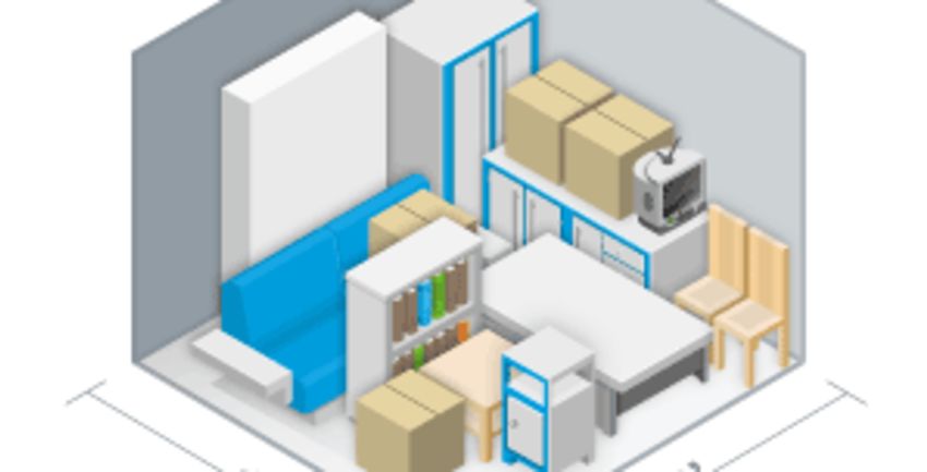 5x10 Storage Unit Size Guide  What Fits in a Storage Unit 