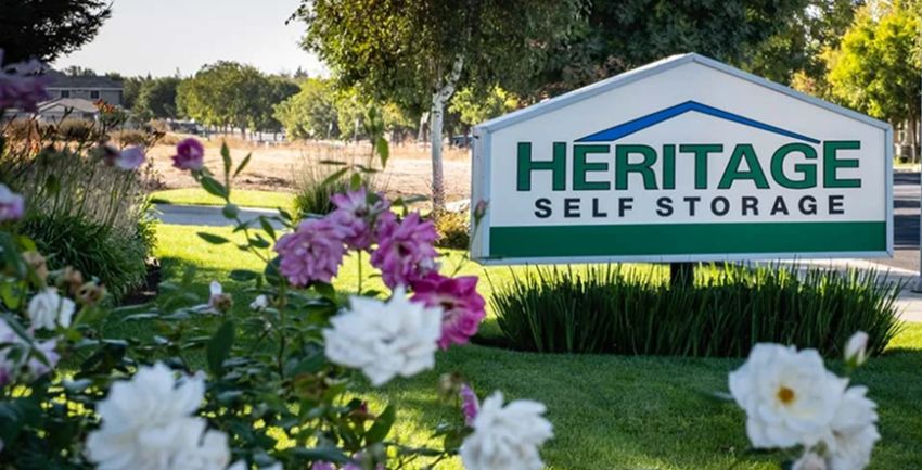 Front signage of Heritage Self Storage