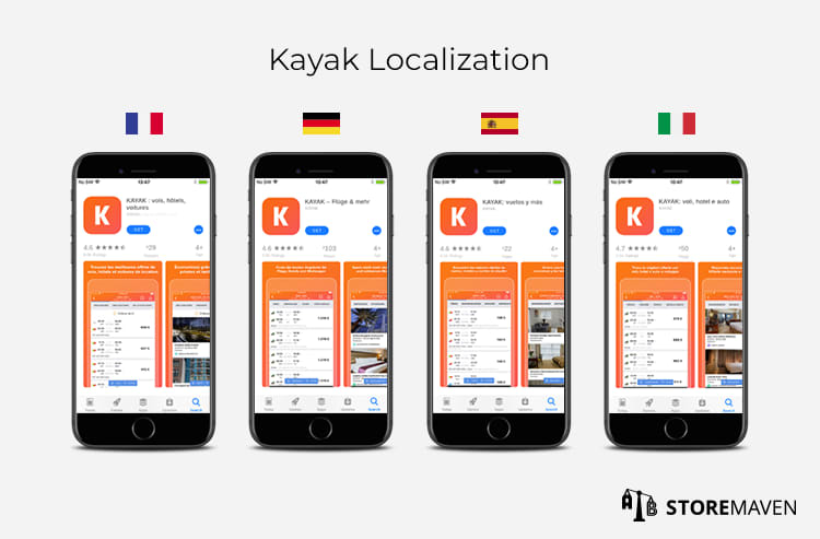 Kayak app