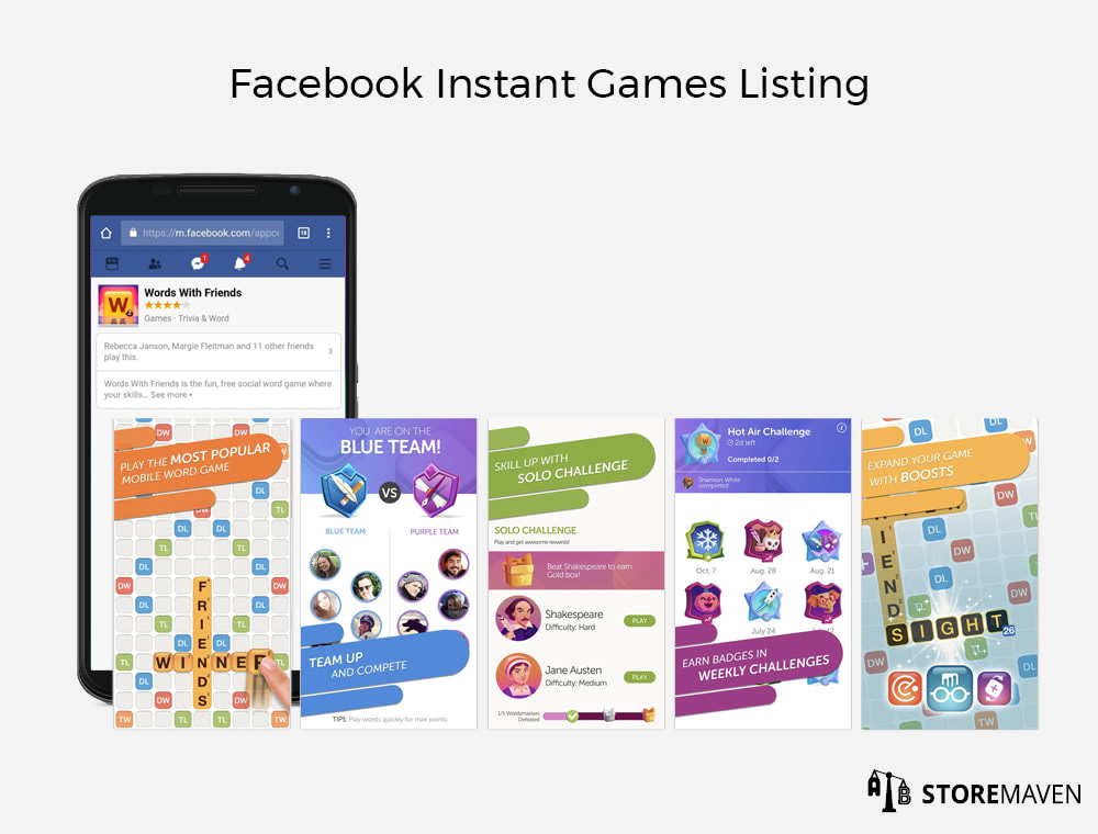 FaceBook Instant Games Listing