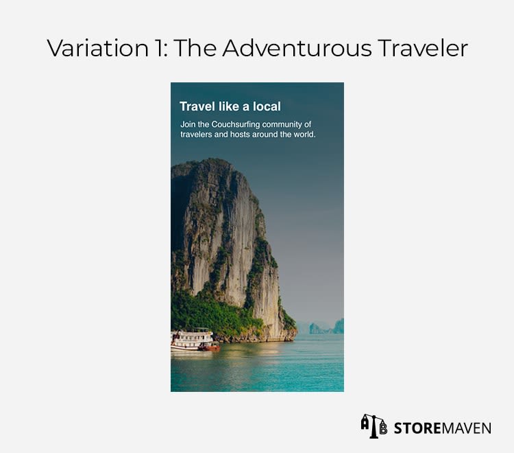 Variation 1: The Adventures Traveler