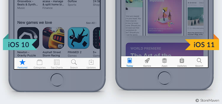 IOS 10 vs IOS 11