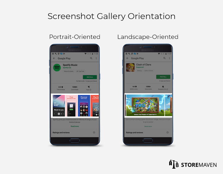 Screenshot Gallery Orientation