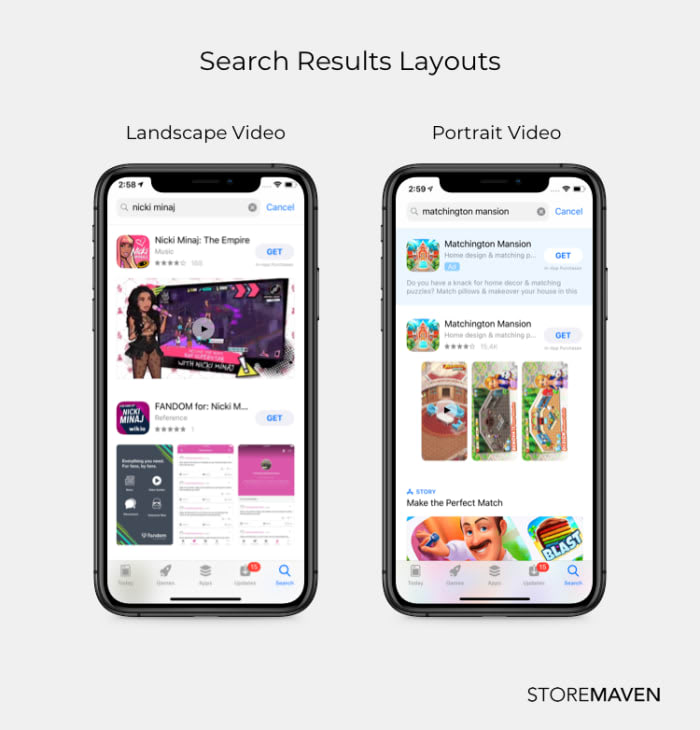 Search Results Layouts