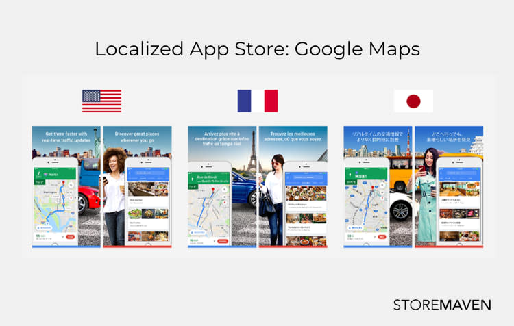 Localized App Store: Google Maps