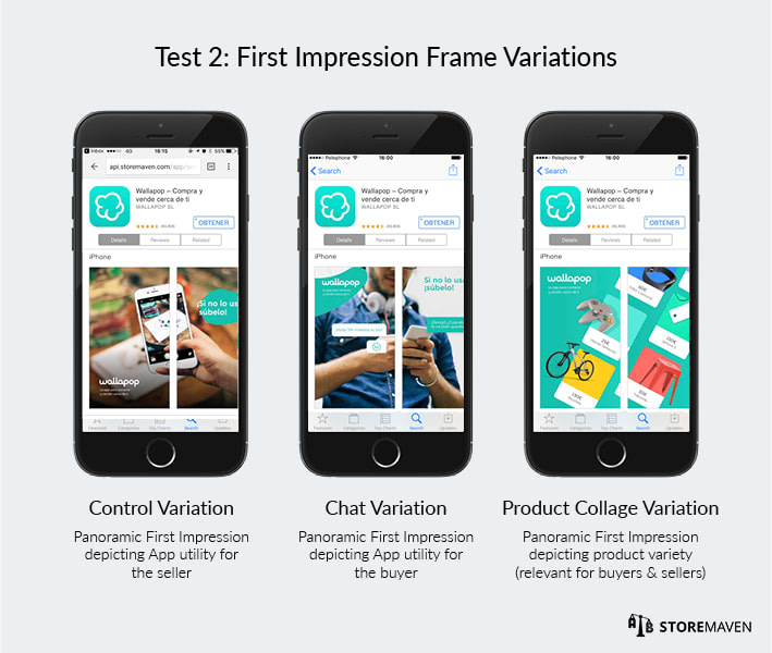 How Wallapop Increased App Install Conversion Rates by More Than 26% 16 First Impression Frame Variations