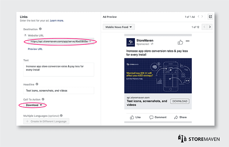 How to Set Up a Facebook Campaign for Storemaven ASO Tests - 27