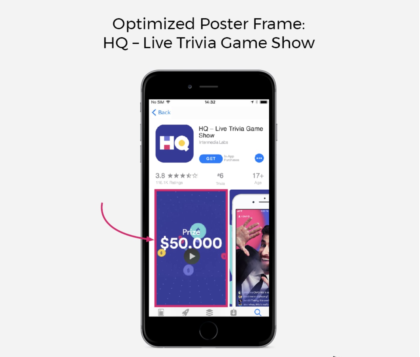 Optimized app Poster Frame