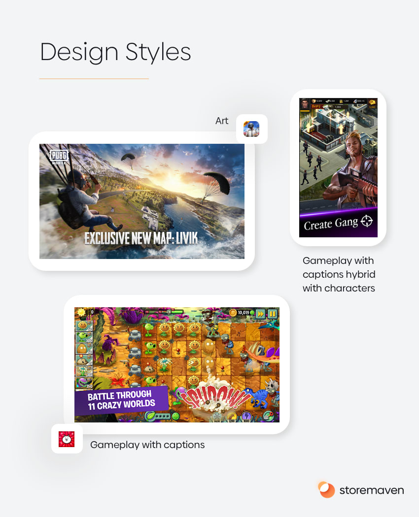 iOS 15 app store optimization guide: Choose the best design style for your industry.